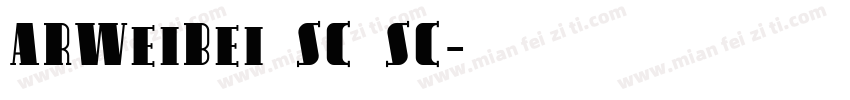 ARWeiBei SC SC字体转换